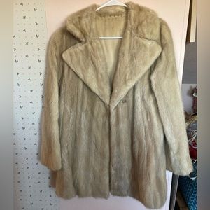 Vintage 1960’s blonde mink coat